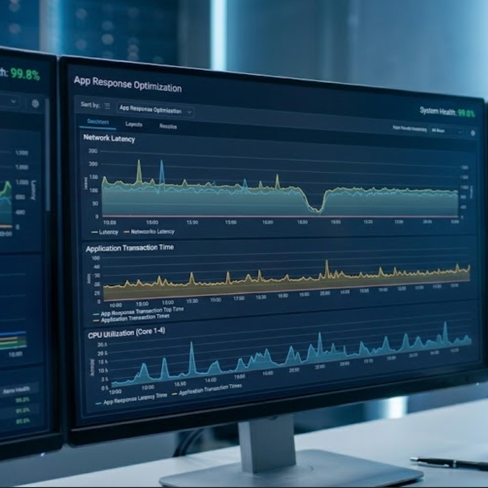 Graphs showing dips in performance